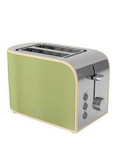Swan St17020Gn Retro 2-Slice Toaster - Green